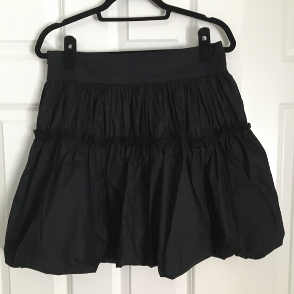A-line black mini skirt - Picture 3 of 4